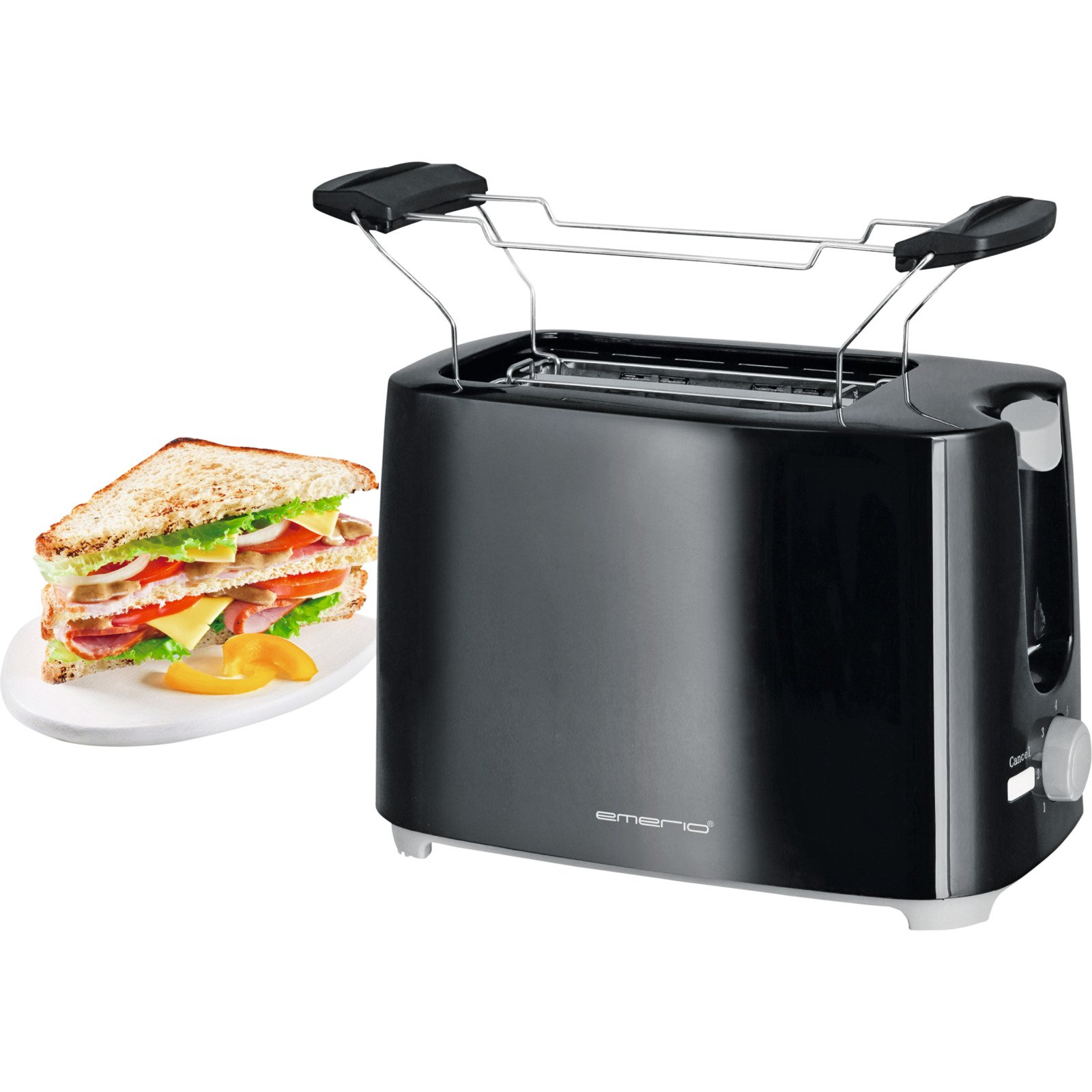 Emerio Toaster schwarz 700 W