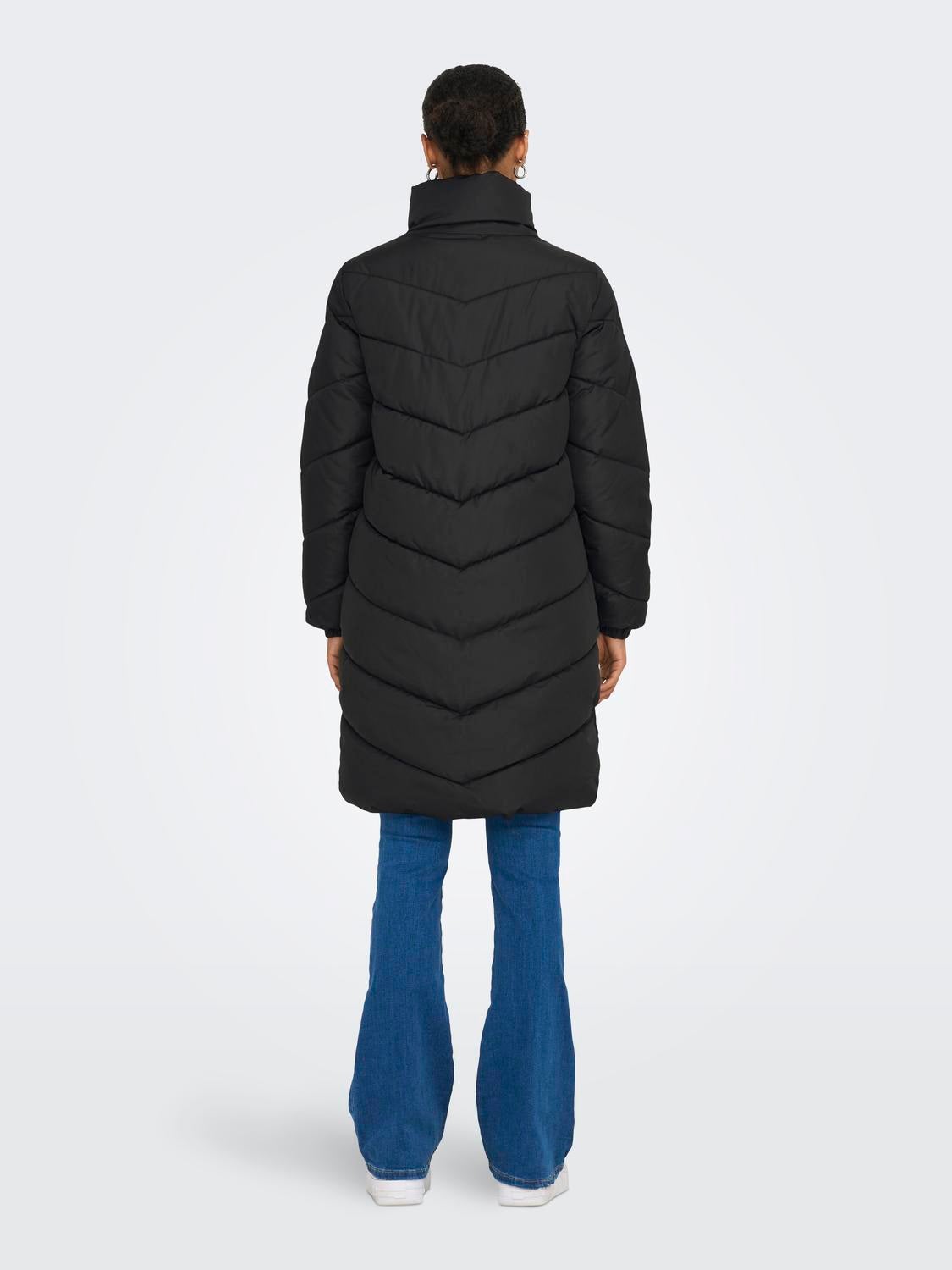 JDYNEWFINNO Steppmantel Black