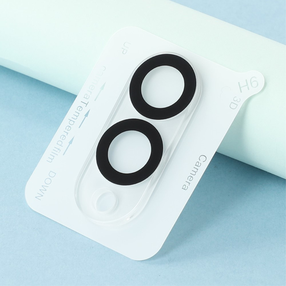 (2er Set) Samsung Galaxy S25 Edge Kamera Panzer Glas Schutz - Schwarz