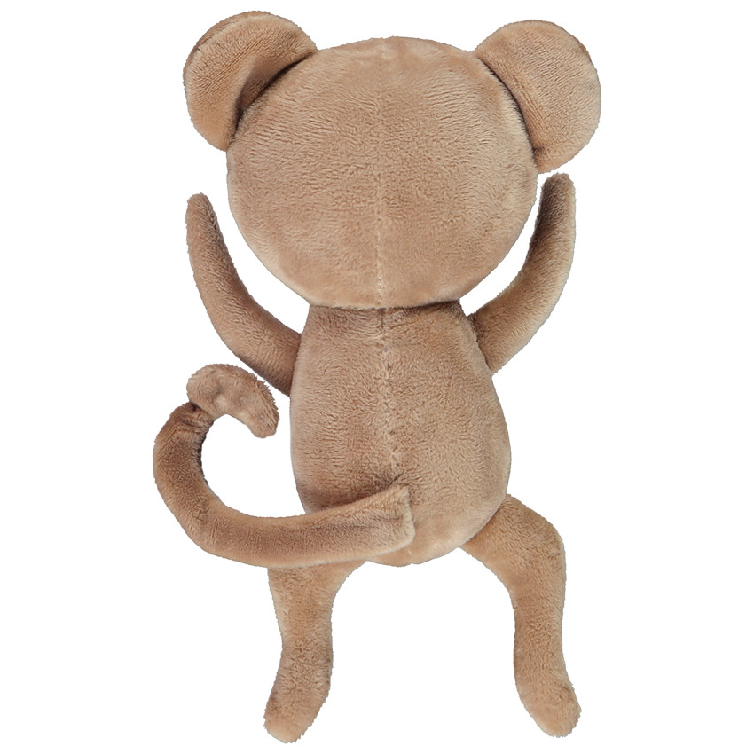 Peluche singe en velours pour bébé