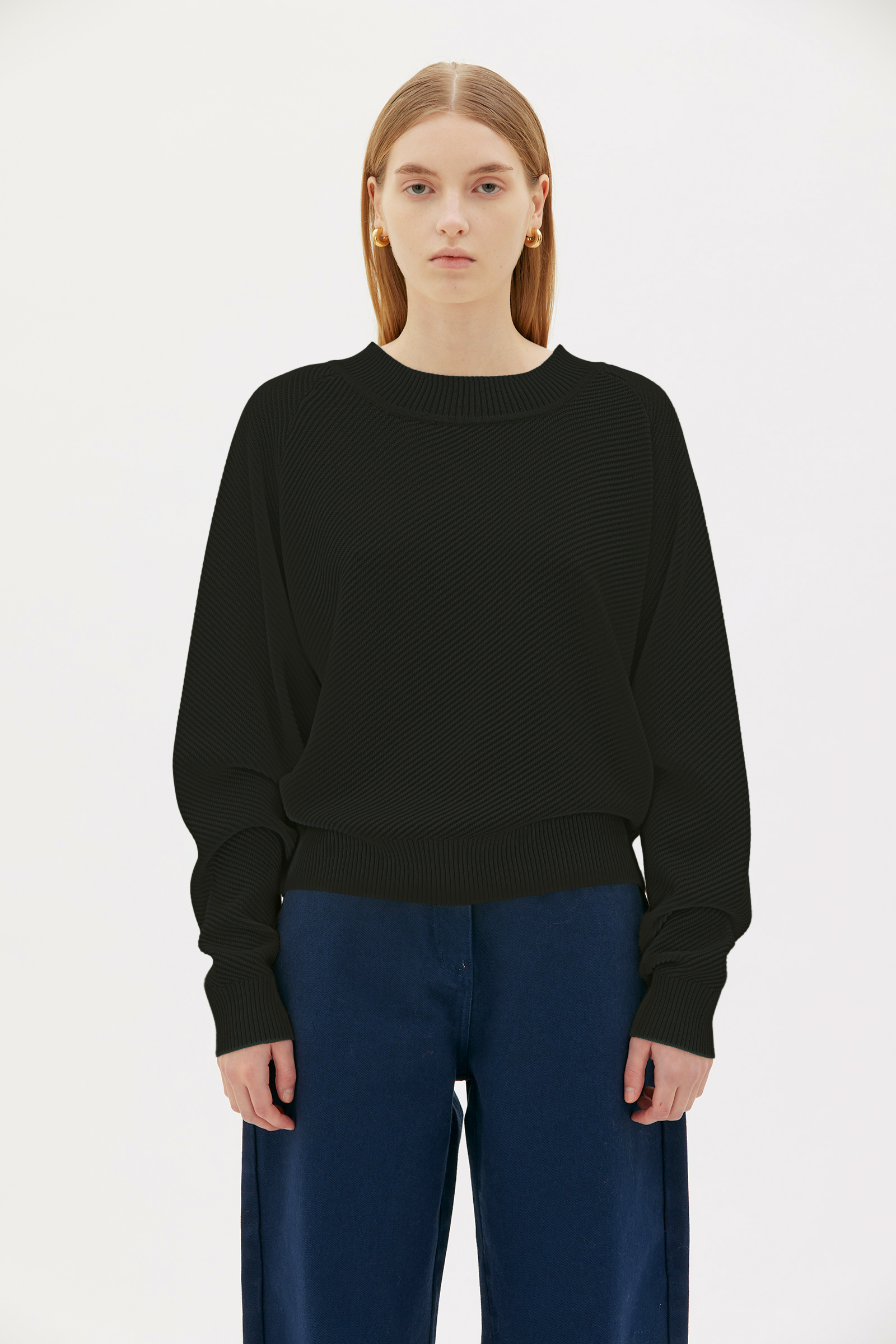 Maska Merinopullover Freya Black