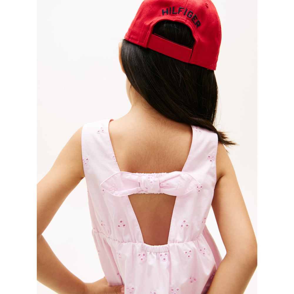 Køb Tommy Hilfiger Pearly Pink Lg Broderie Anglaise Sløjfe Kjole
