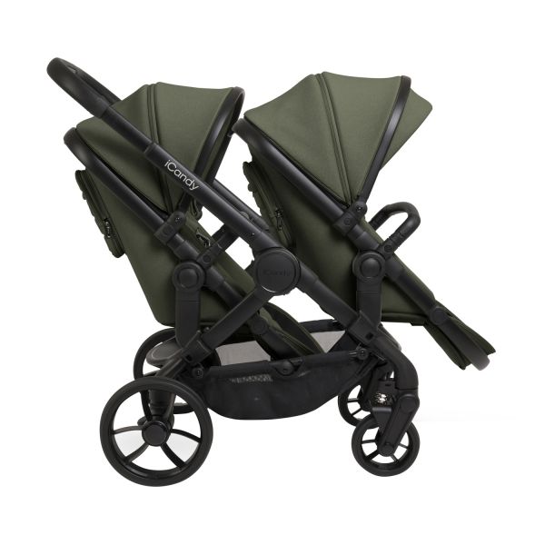ICandy Peach 7 Twin Kinderwagen - Essentiel Bundel - Cookie