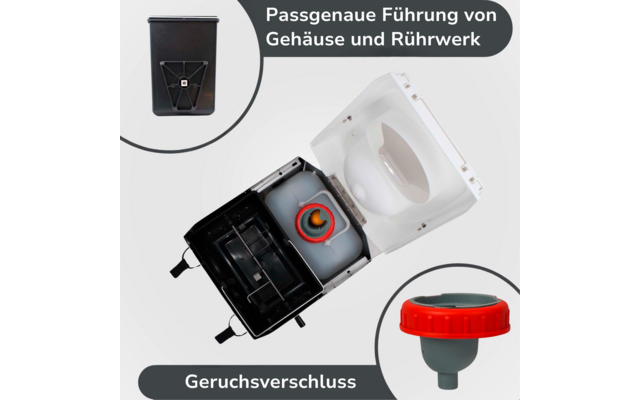 BioTioo SmellX Geruchsverschluss für Trenntoiletten
