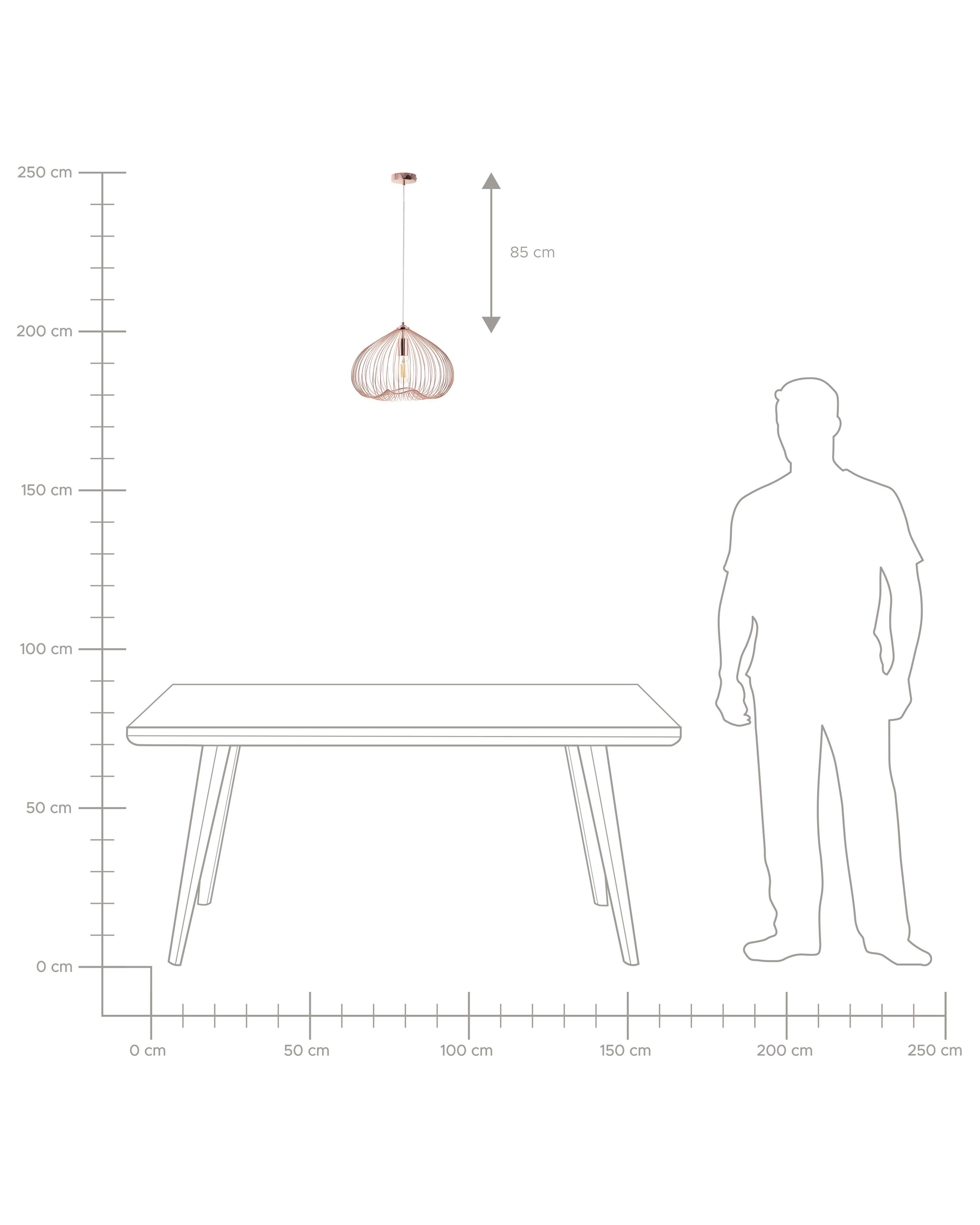Hanglamp TORDINO Metaal Koper