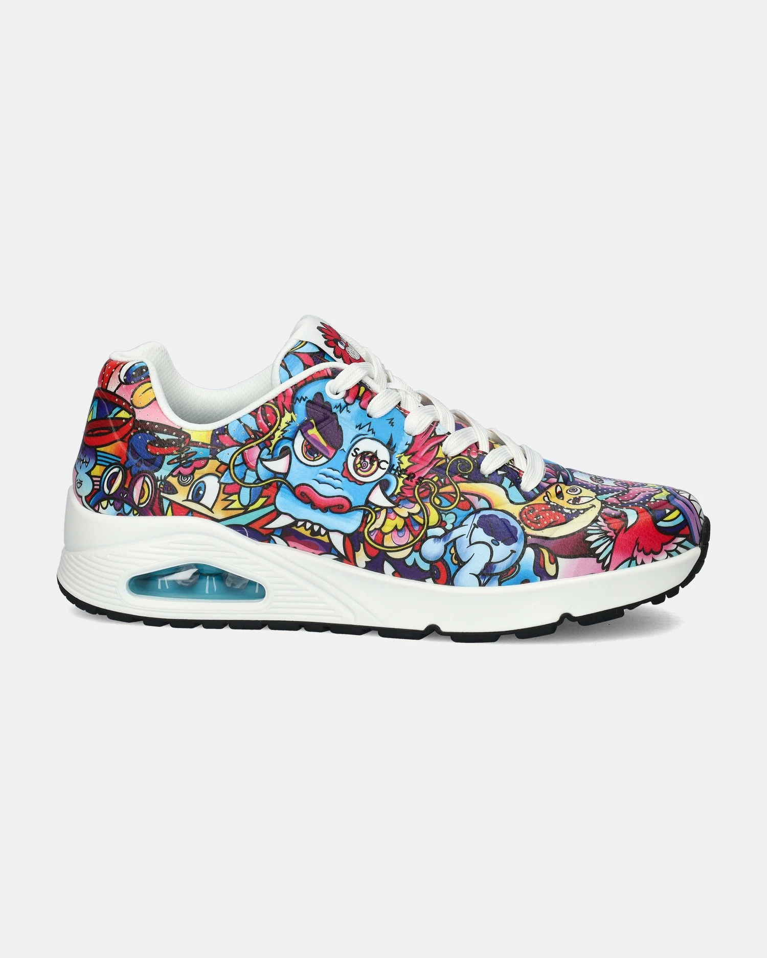 Skechers Uno Colour Doodle Lage sneakers  - multi