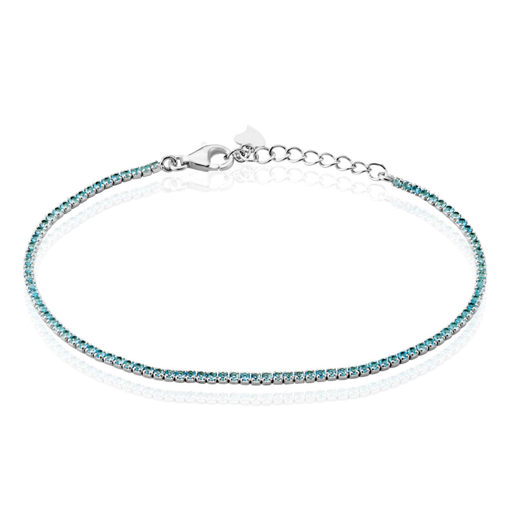 Bracelet Lou-anne Argent Blanc Oxyde De Zirconium