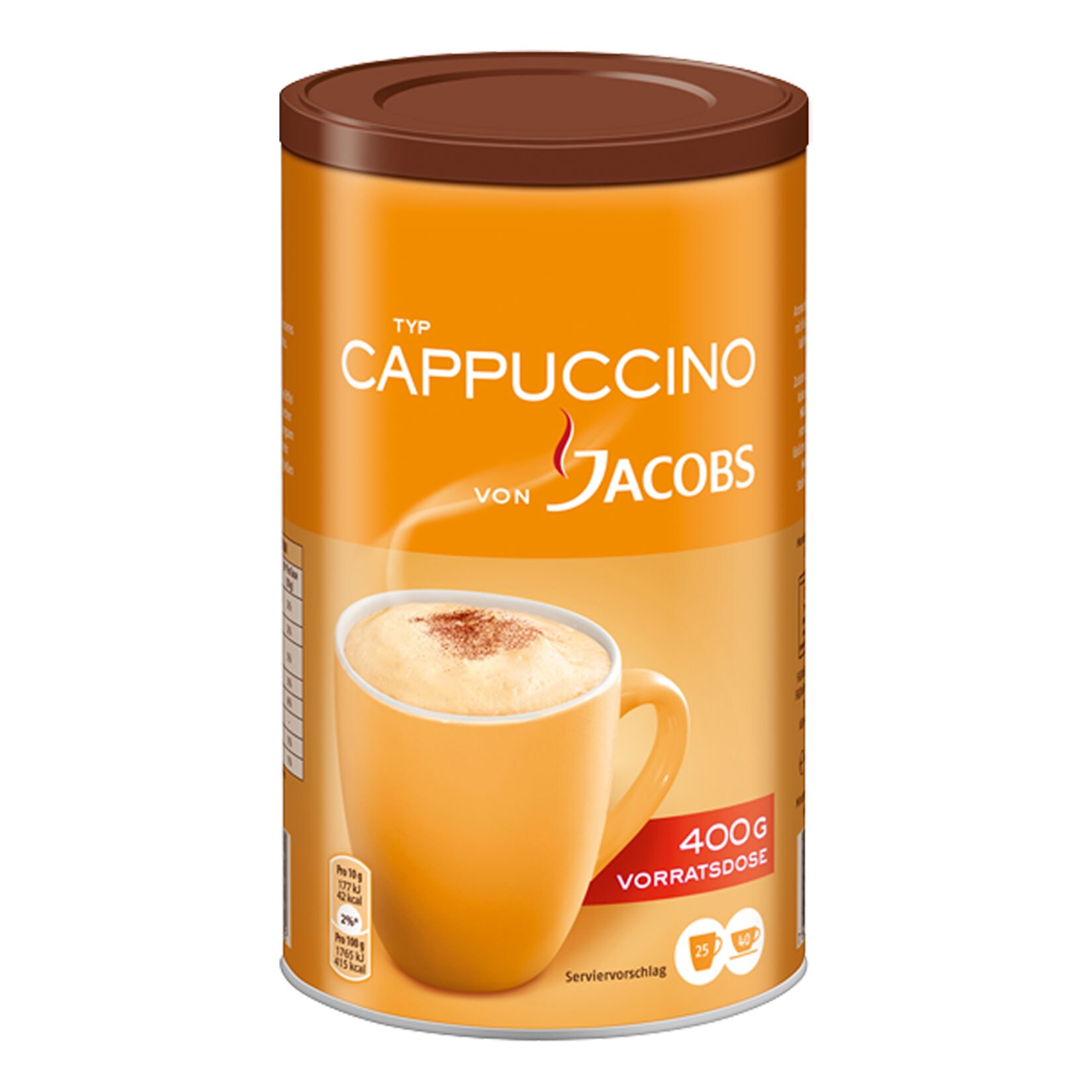 Jacobs Cappuccino 400 g, 6er Pack