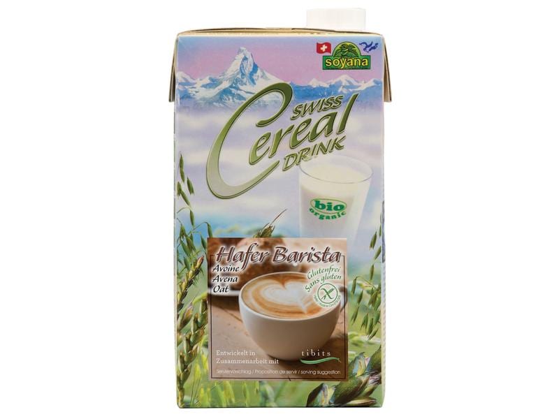 Soyana Bio Swiss Cereal Hafer-Drink Barista 1 l Aromatisches Getränk auf Basis von Hafer