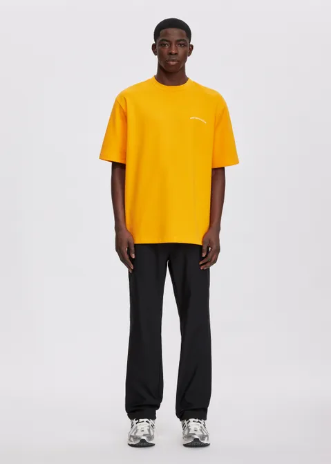 T-shirt met print garments oranje (ORA)