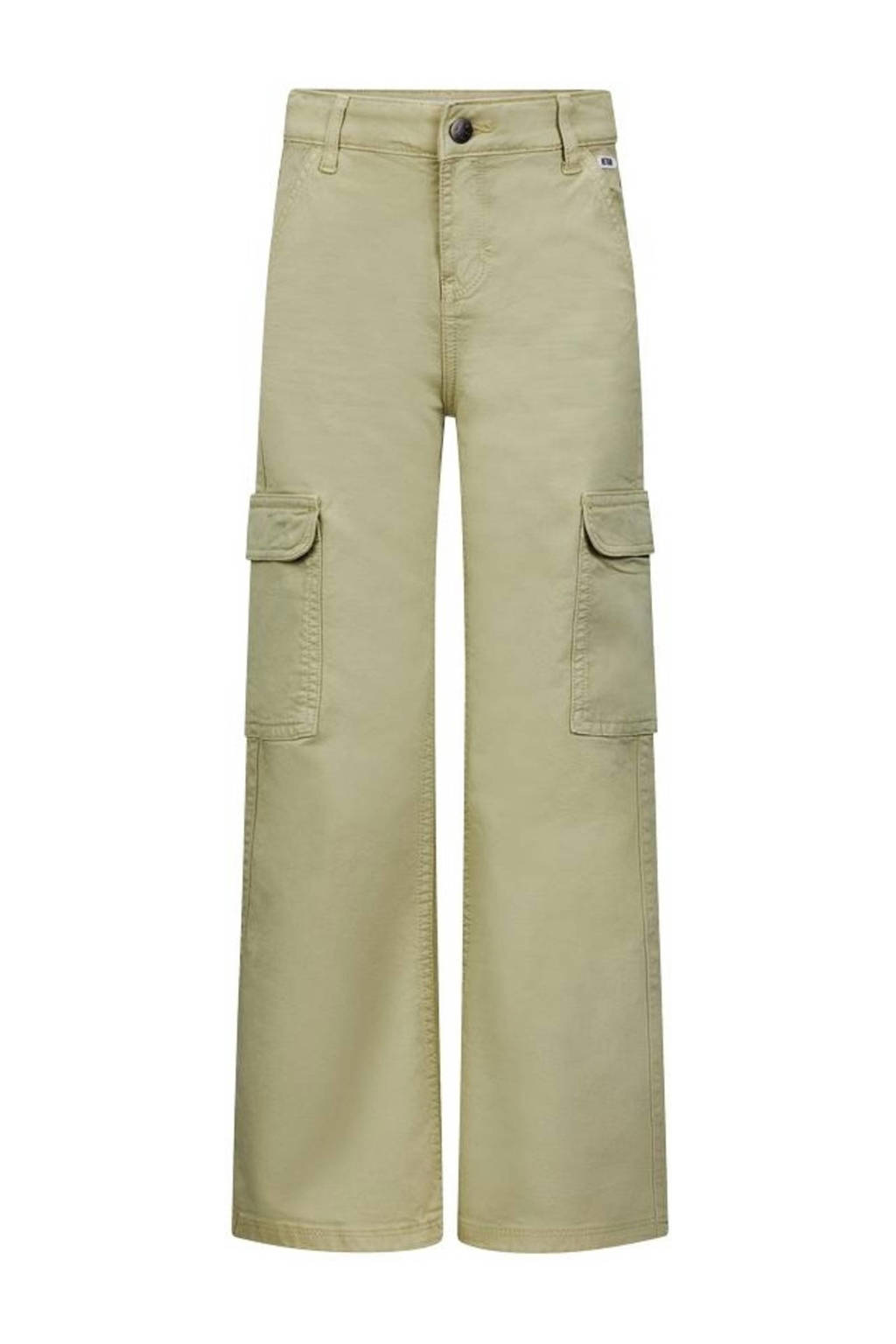 Retour Jeans loose fit cargobroek Torry mosgroen