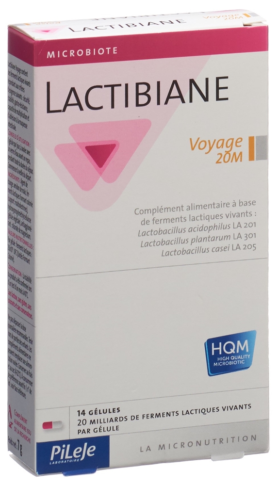 LACTIBIANE Reise 20M Kaps 14 Stk