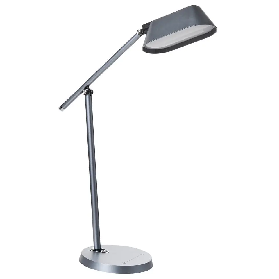 LEONIS - Bureaulamp LED - Grijs - Synthetisch materiaal