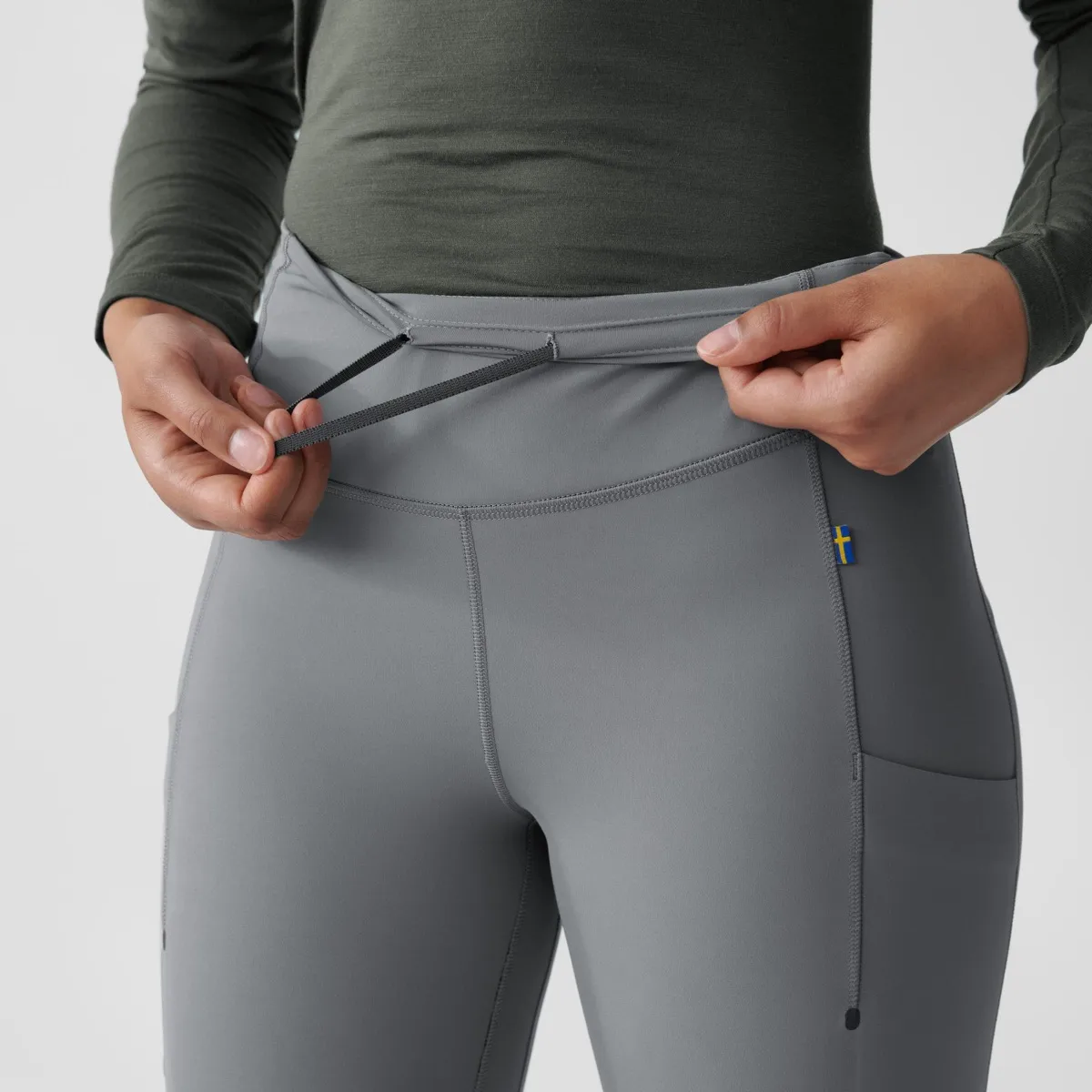 Fjällräven Women's Abisko Värm Trekking Tights Black-Iron Grey