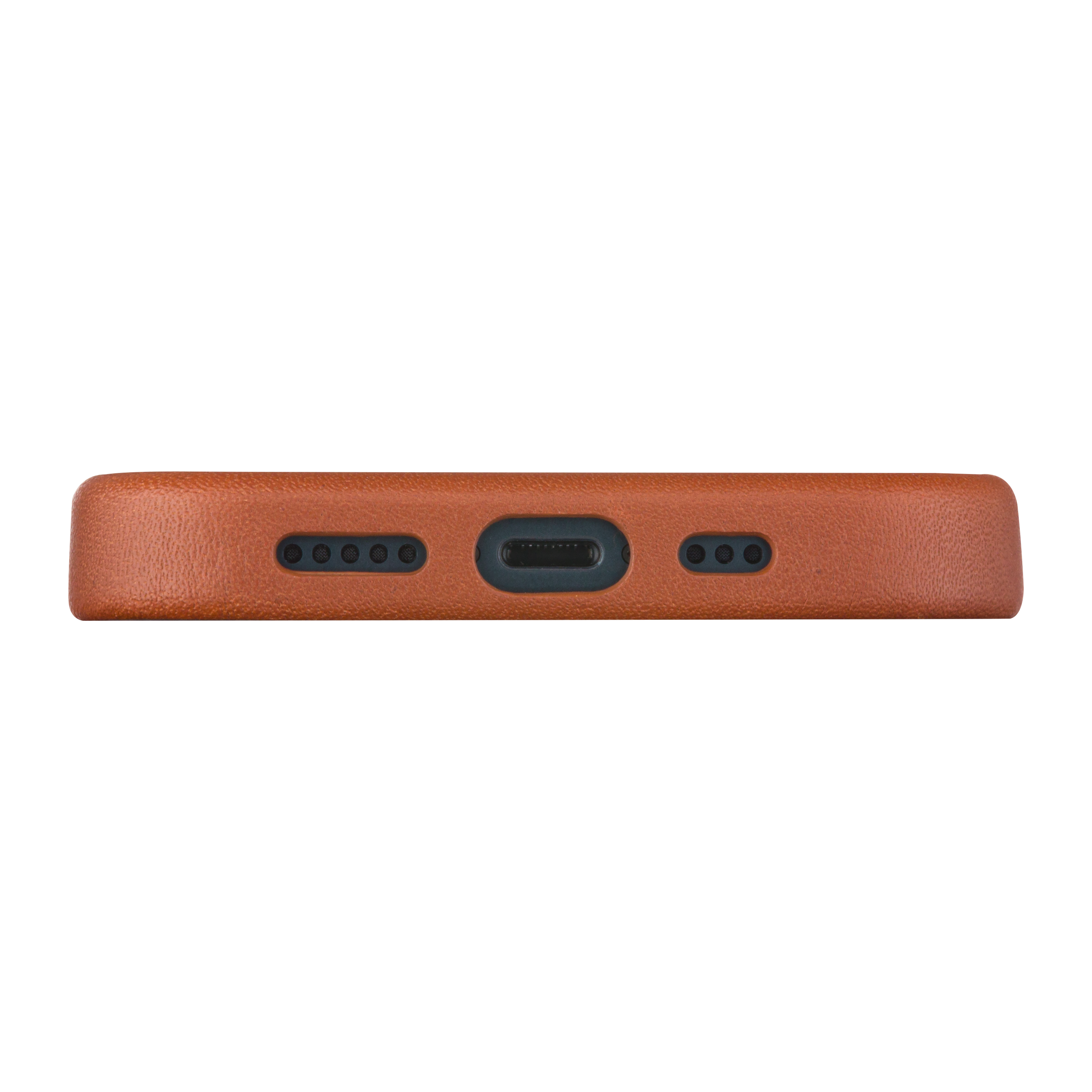 iPhone 15 Pro MagSafe Echtleder Hardcase Hülle Roskilde Recycled (RO61GT001892) - Tan