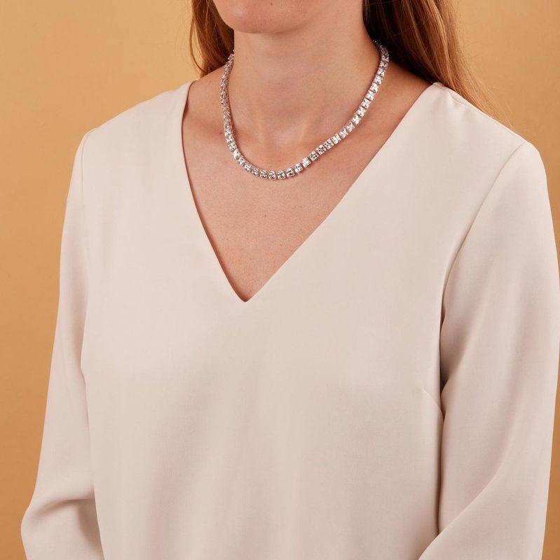 Collier - Plaqué - Swarovski