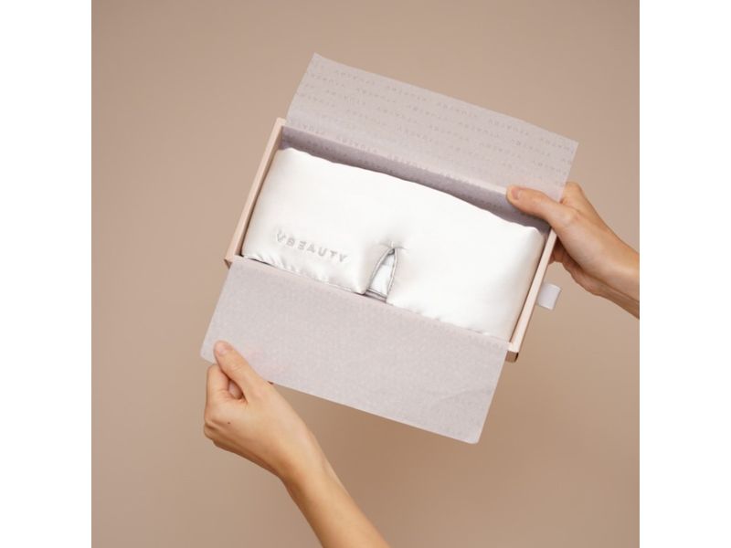 VBEAUTY Deep Sleep Seiden Schlafmaske Creme Schlafmaske aus 100% Seide