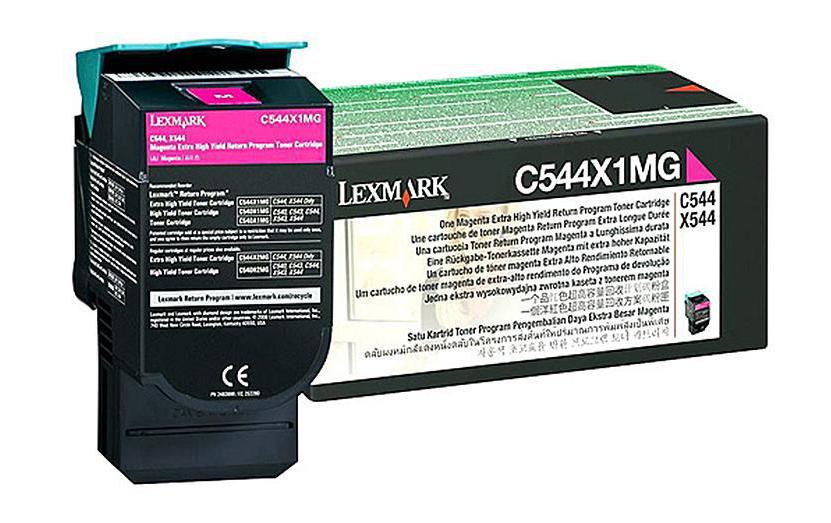 Toner C544X1MG Magenta<br>Original-Toner, magenta