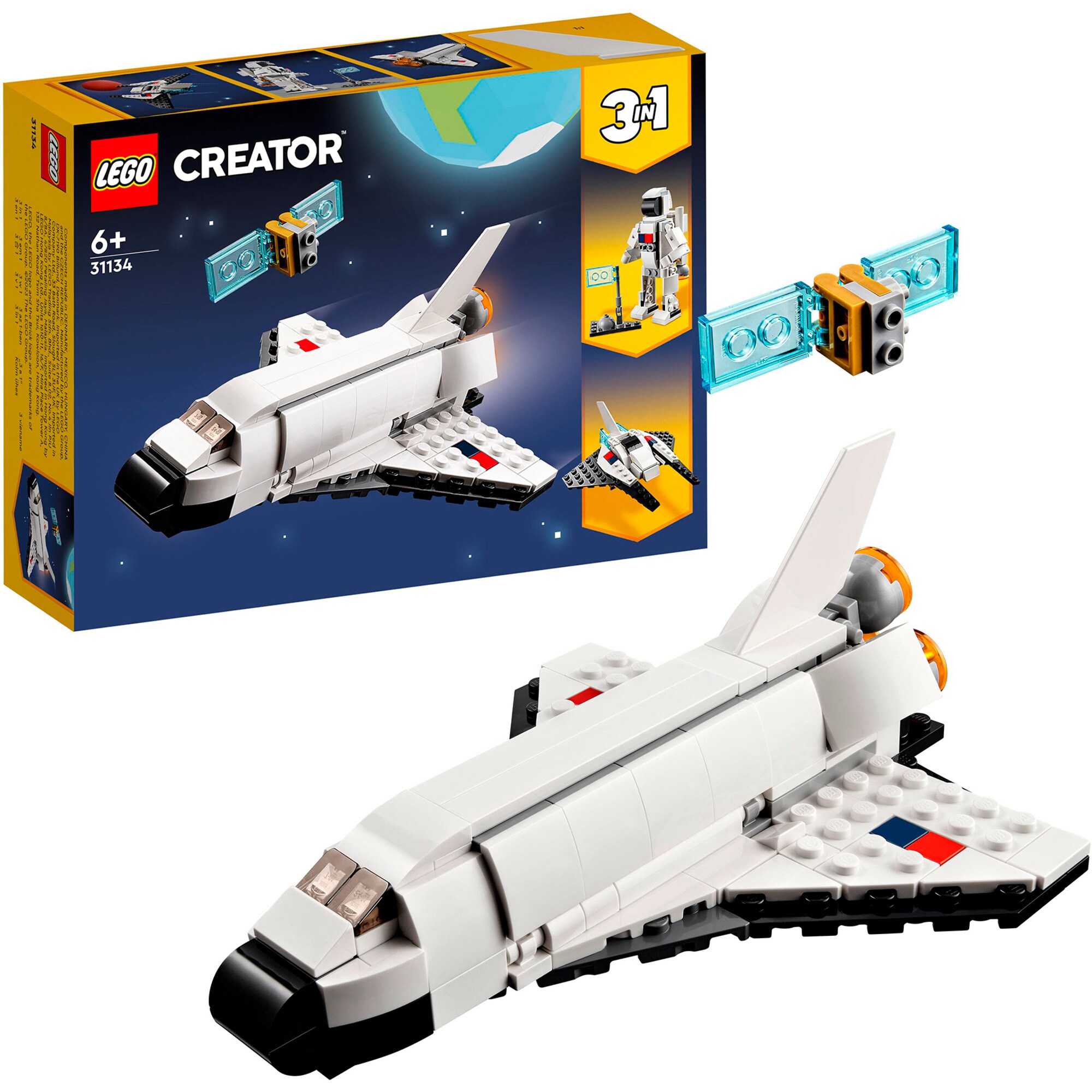 LEGO Konstruktionsspielzeug Creator 3-in-1 Spaceshuttle
