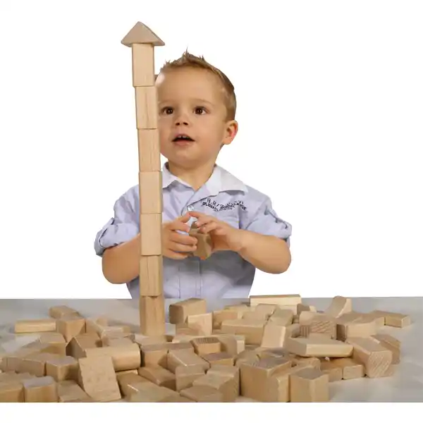 Natur-Holzbausteine