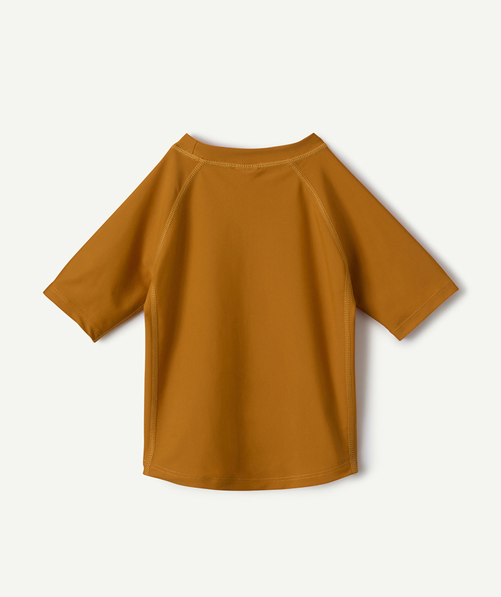LASSIGT-SHIRT MANCHES COURTES BÉBÉ GARÇON ANTI-UV ORANGE MOTIF LUNES