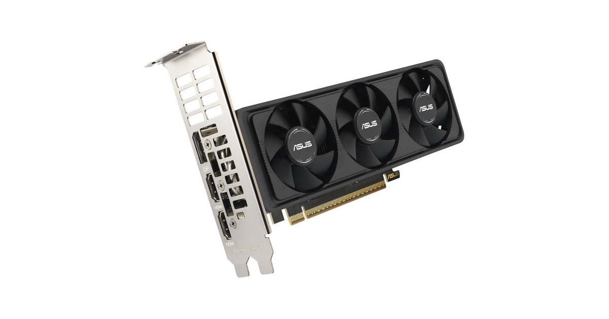 ASUSGeForce RTX 5060 LP BRK 8GB GDDR7 OC Edition grafische kaart  (DLSS 4, 1x DisplayPort, 2x HDMI 2.1)