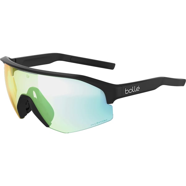 Lunette vélo BOLLE LIGHTSHIFTER XL BLACK MATTE PHANTOM CLEAR GREEN PHOTOCHROMIC