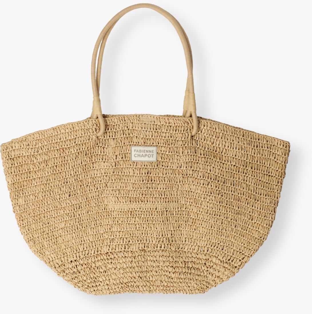 FABIENNE CHAPOT beige fabienne chapot shopper sammy straw bag