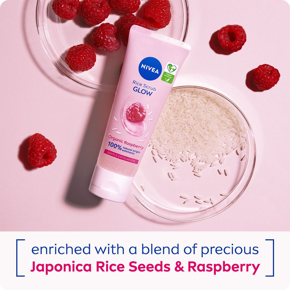 Nivea Glow Rice Scrub - 75 ml.