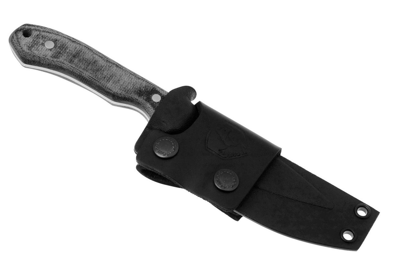 Condor K-knight CTK1836-42MSK, 14C28N Black Micarta, bushcraftmes Jason Breeden design