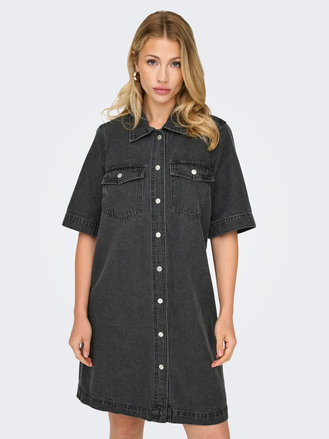 ONLBELLE Kurzes Kleid Washed Black