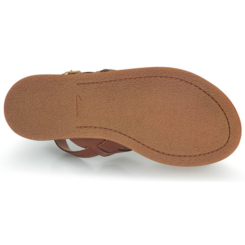 Clarks - KARSEA STRAP - Marron / Jaune