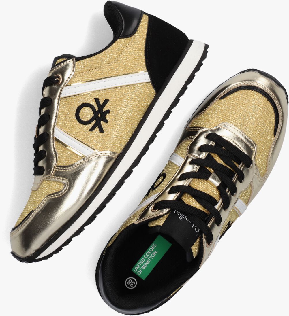 BENETTON gouden benetton lage sneakers quarrel mix