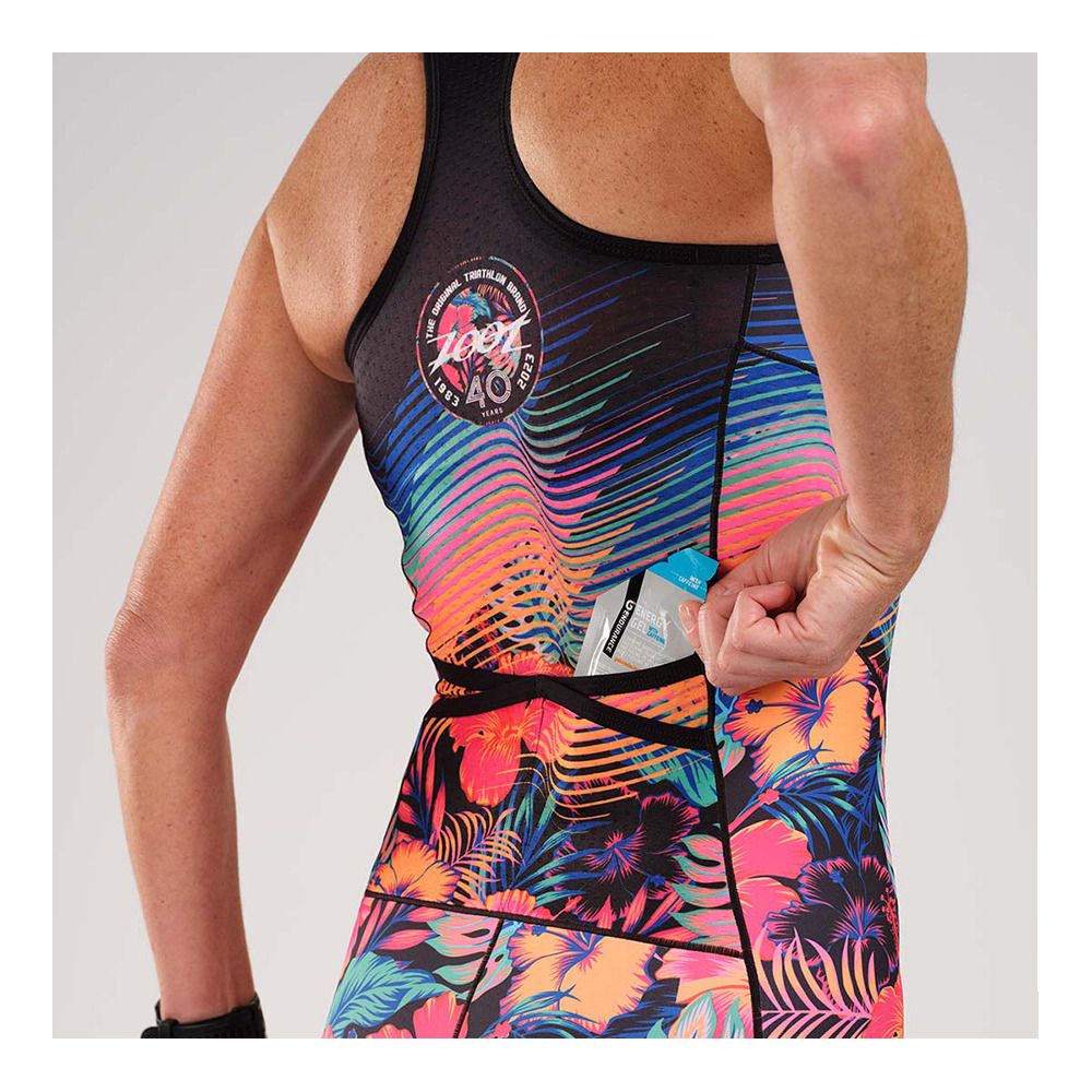 Zoot LTD TRI SLVS FZ - Combinaison trifonction shorty Femme 40 years
