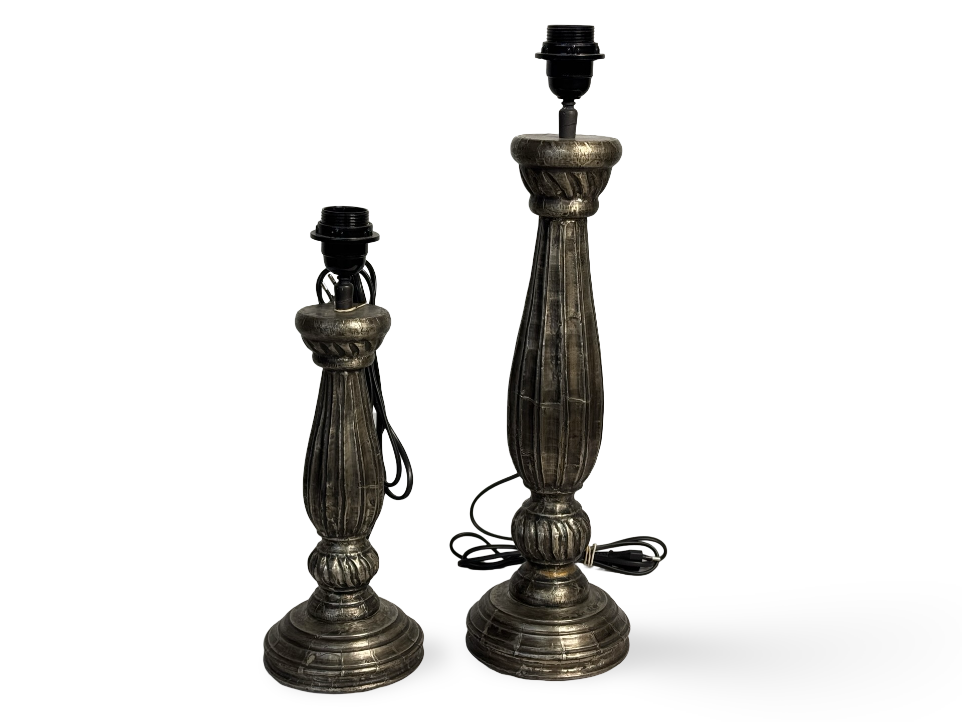 Lampvoet wit metaal uniek