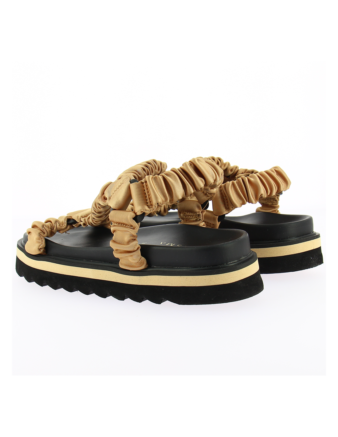 kharisma sandles compensées femme santorin beige