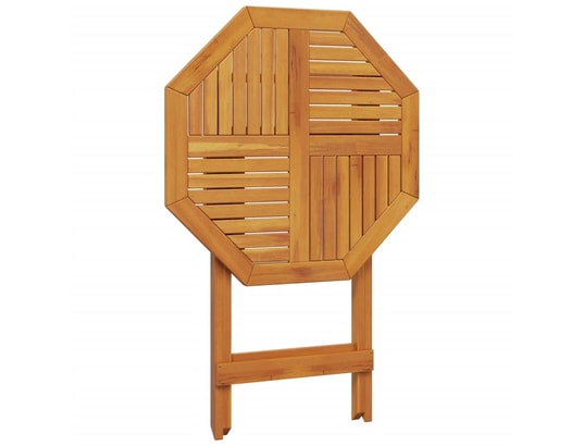 VIDAXL - Table pliante Table pliable de jardin ø70x75 cm bois d'acacia massif