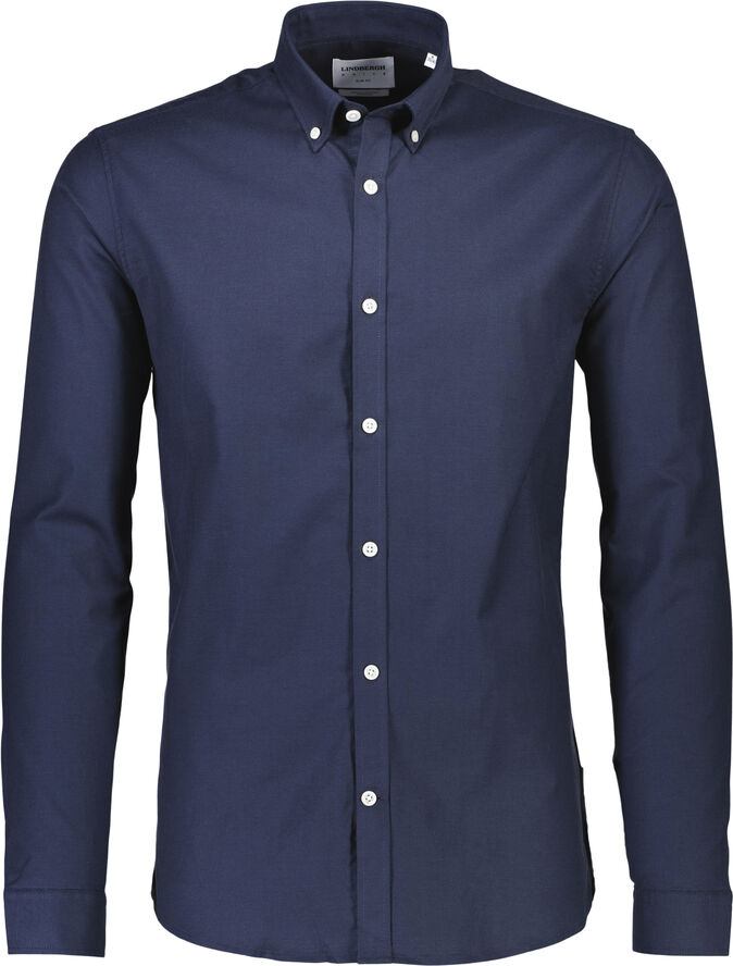 Lindbergh Oxford superflex shirt L/S Navy