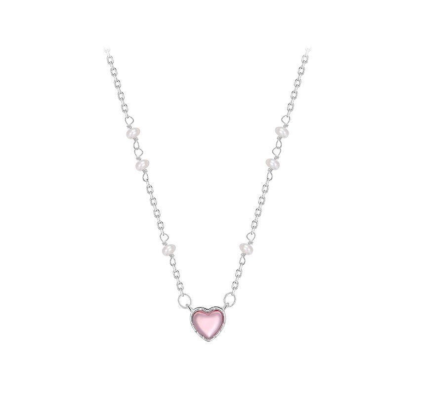 Toinianimos - Sterling Zilveren Hart Ketting