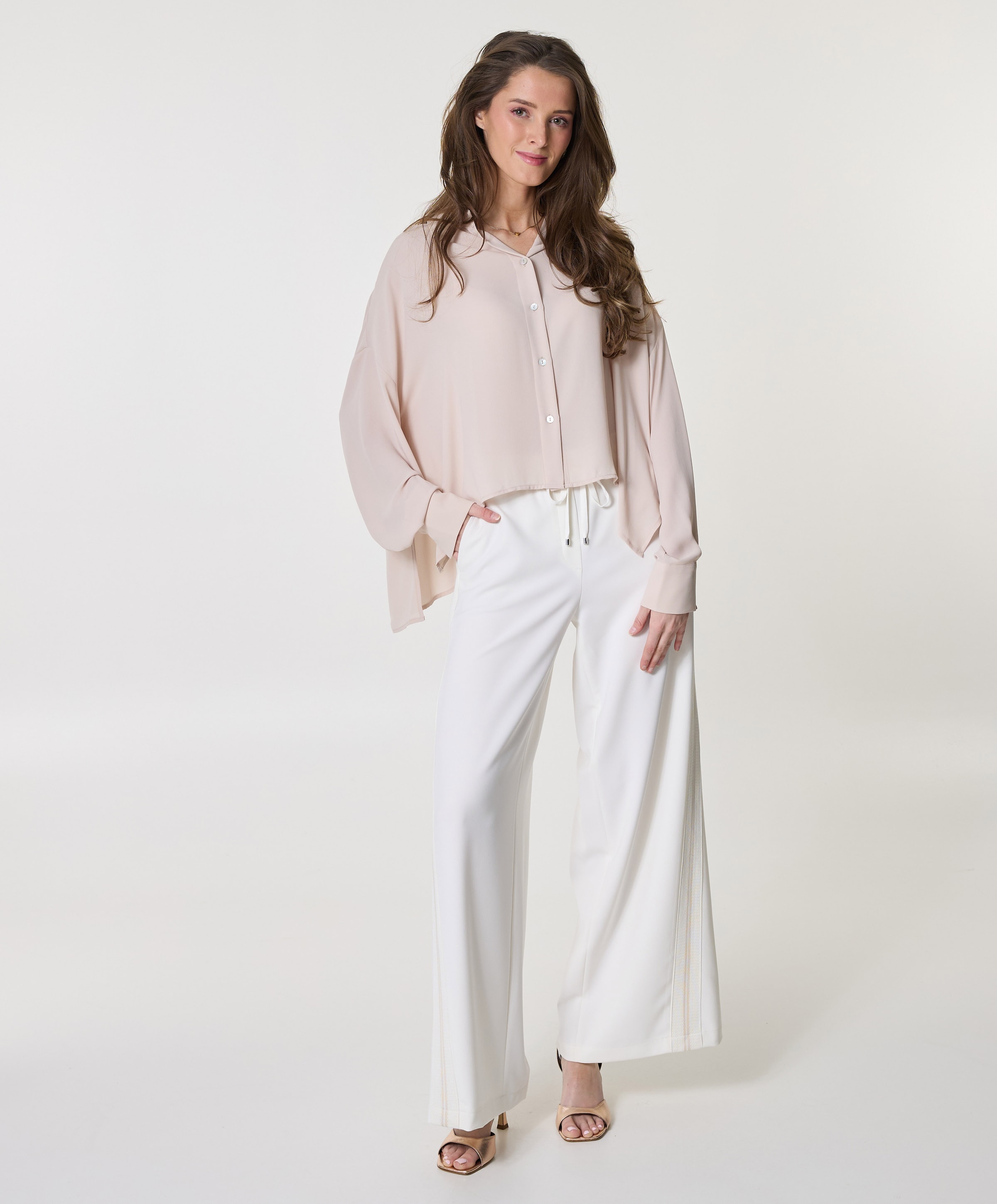 Cambio Anabelle dames broek ecru
