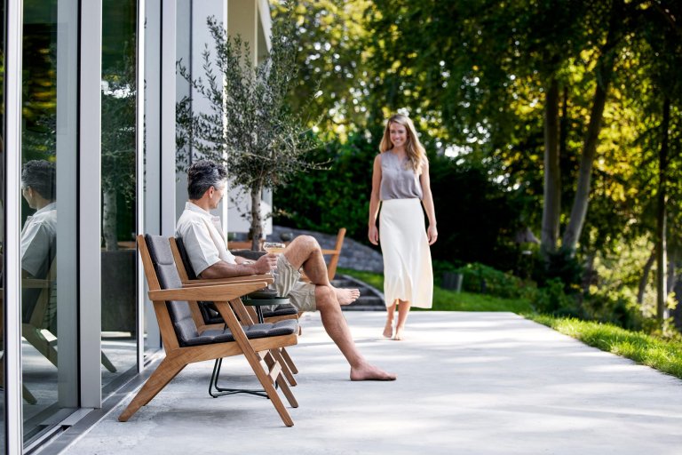 Cane-Line Kussen voor Flip fauteuil dark grey