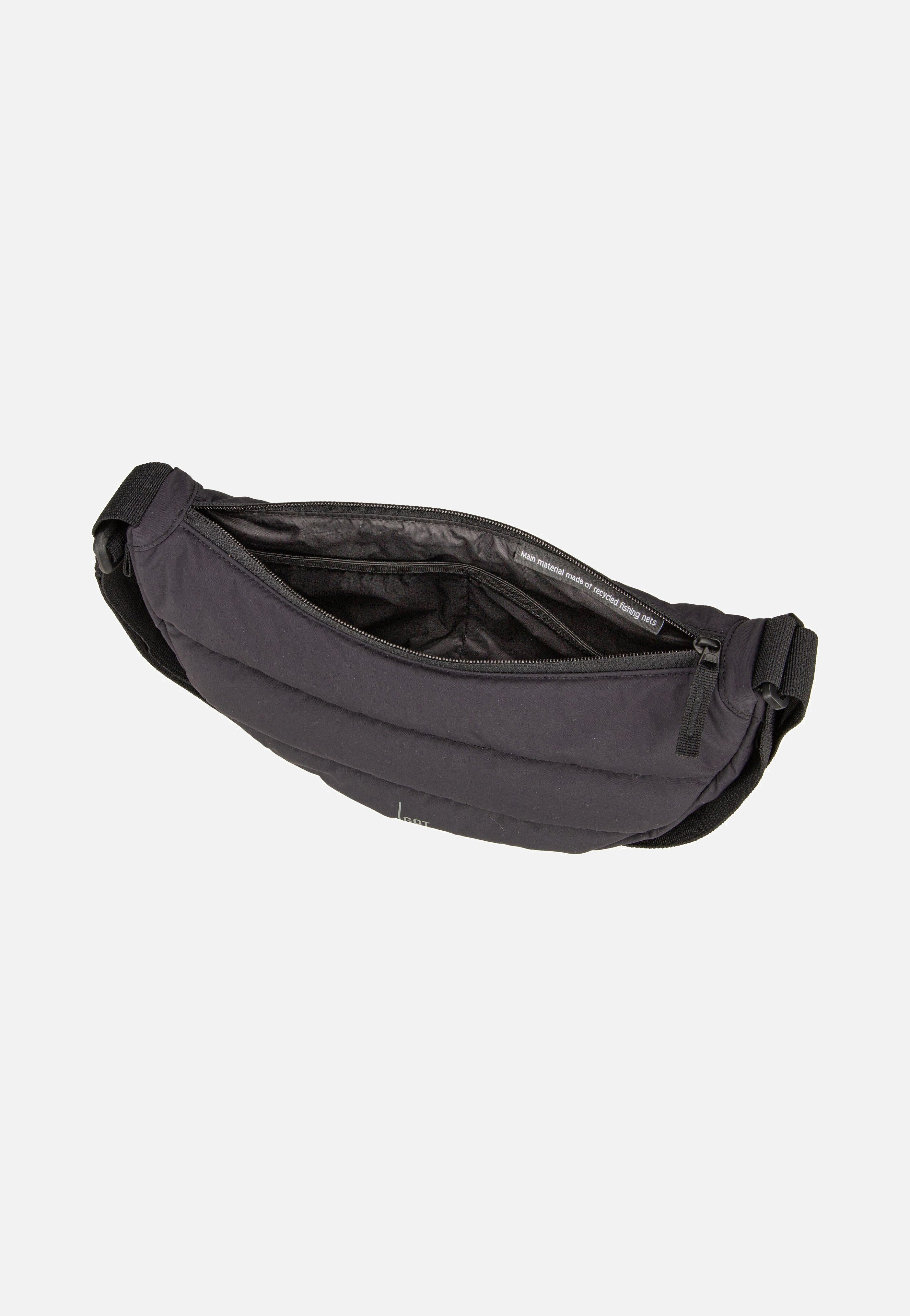 Puffer Moon Bag Small Monochrome Black - Crossbody Bag