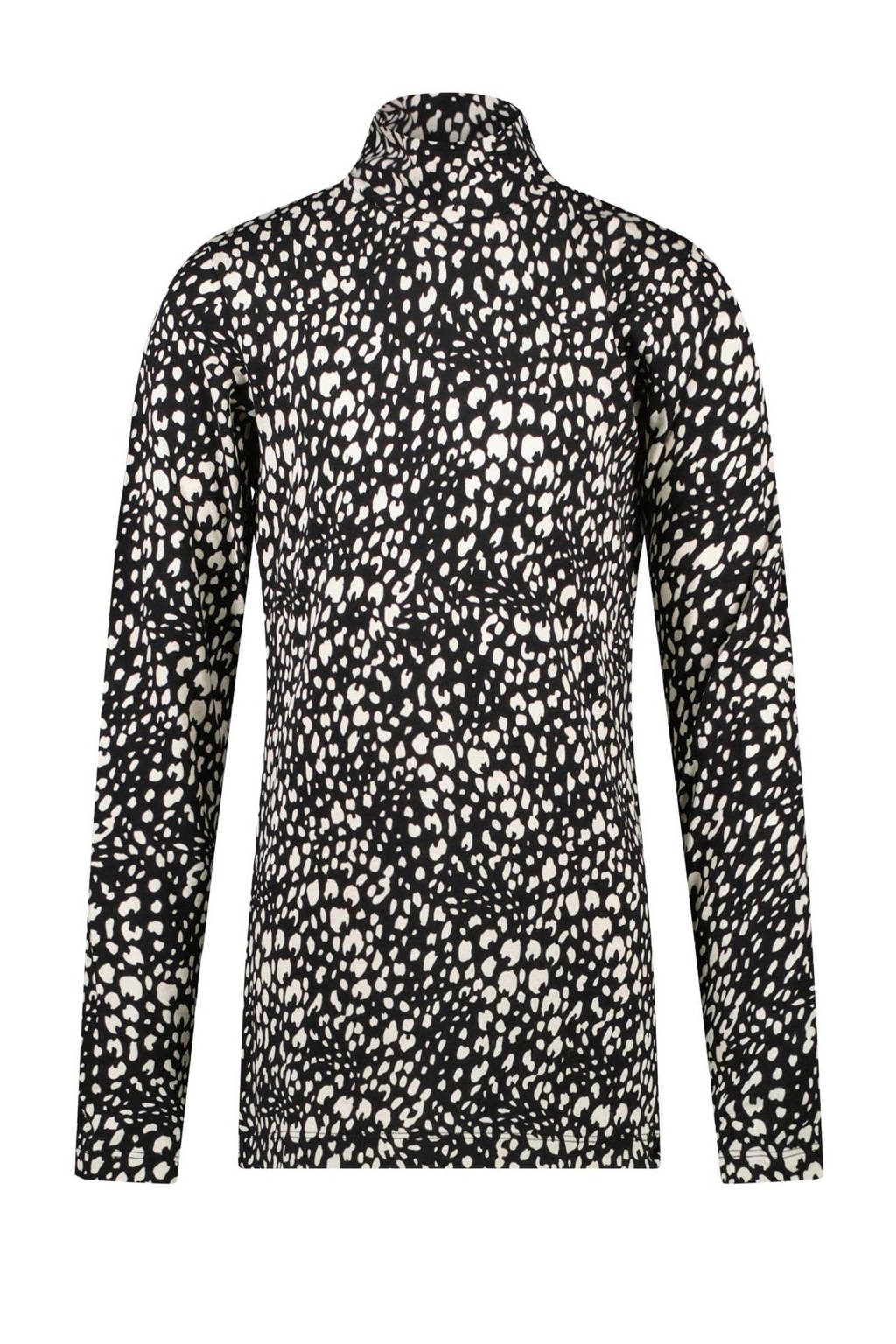 Cars longsleeve MARTINA met all over print zwart/wit