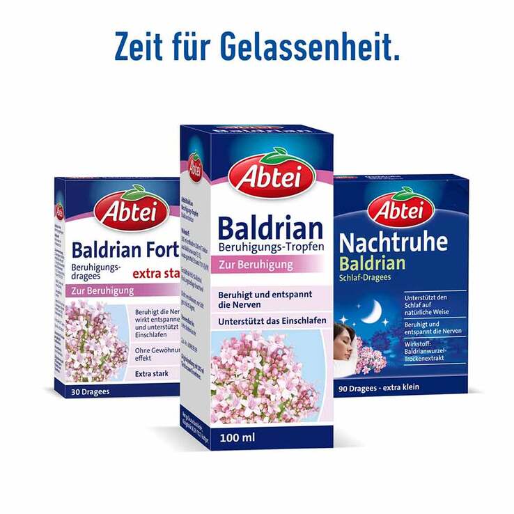 Abtei Baldrian Beruhigungs-Tropfen, 100 ml