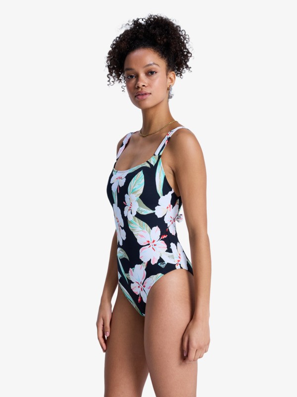 Printed Essentials One-Piece Maillot de bain une pièce Noir Femme