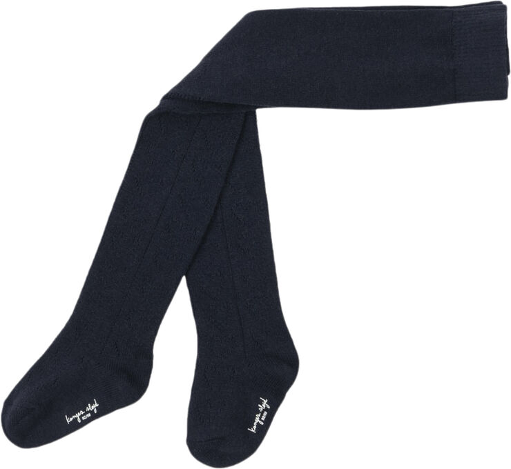 Konges Sløjd WOOL POINTELLE TIGHTS Navy