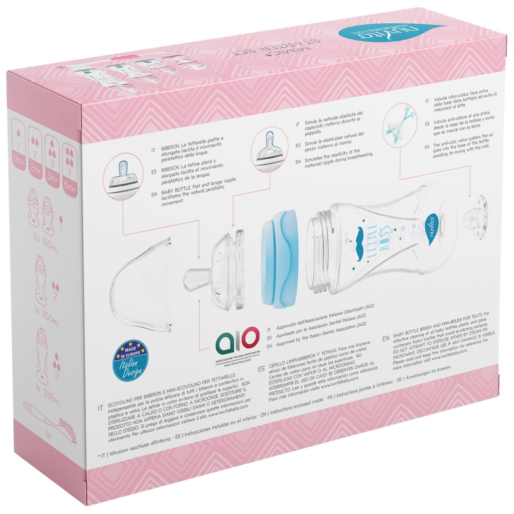 nuvitanuvita   Mimic Flaschen Starter Set pink