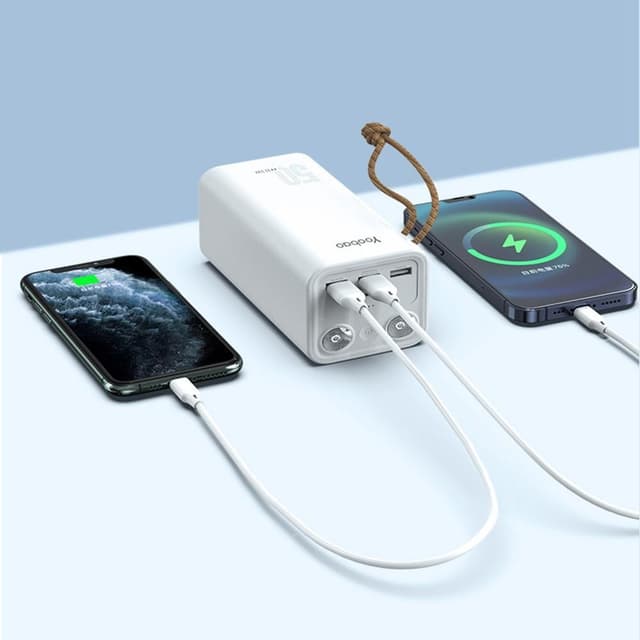 YOOBAO 50000mAh Powerbank SCP22.5W+PD20W Super hurtig oplader