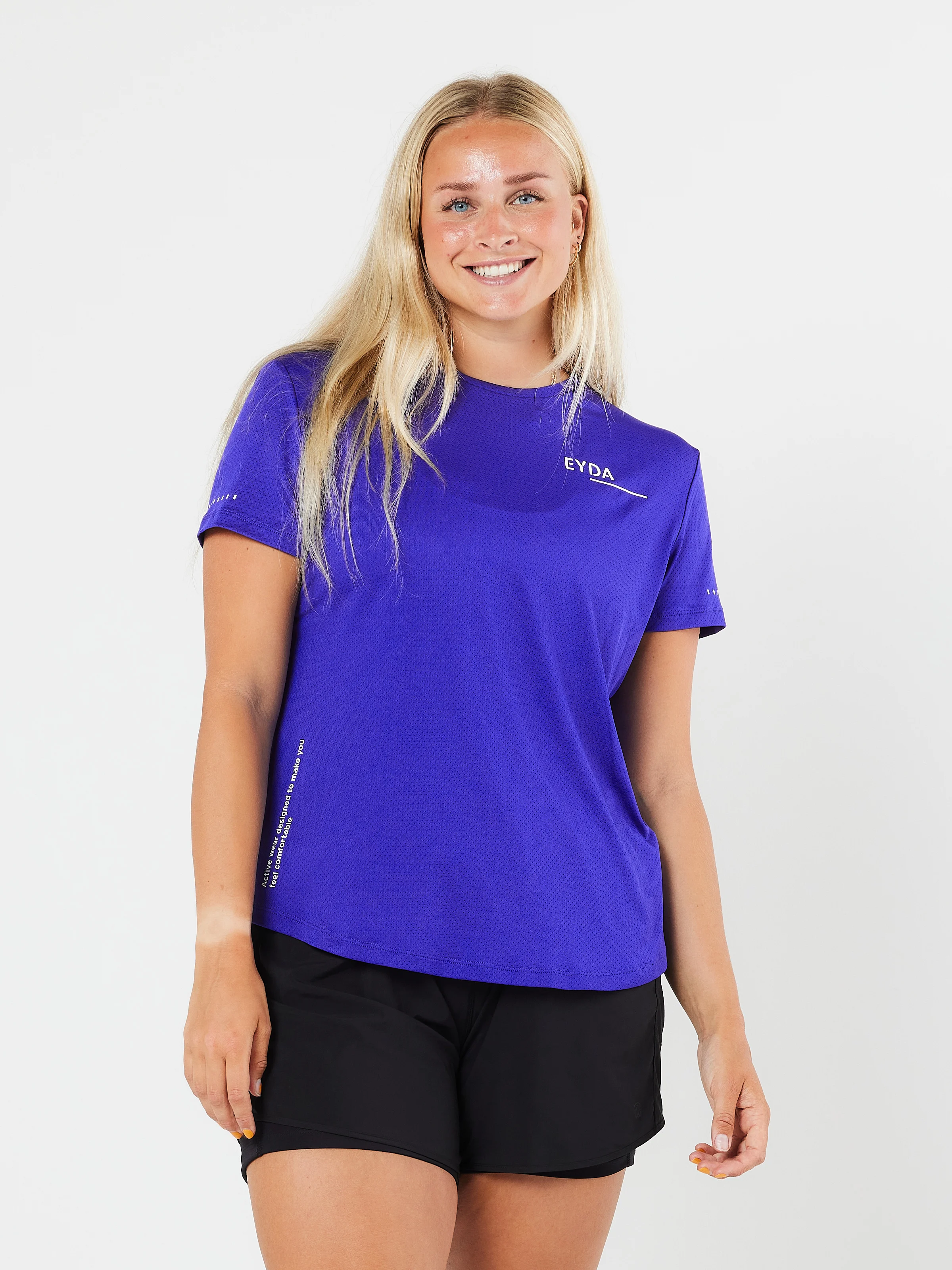 Eyda Hannah Tee Purple Blue