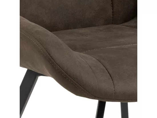 Waylor Chaise de salle à manger anthracite.